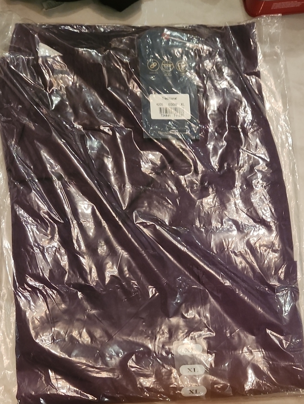 Women's Scrub Pants - Deep Purple XL